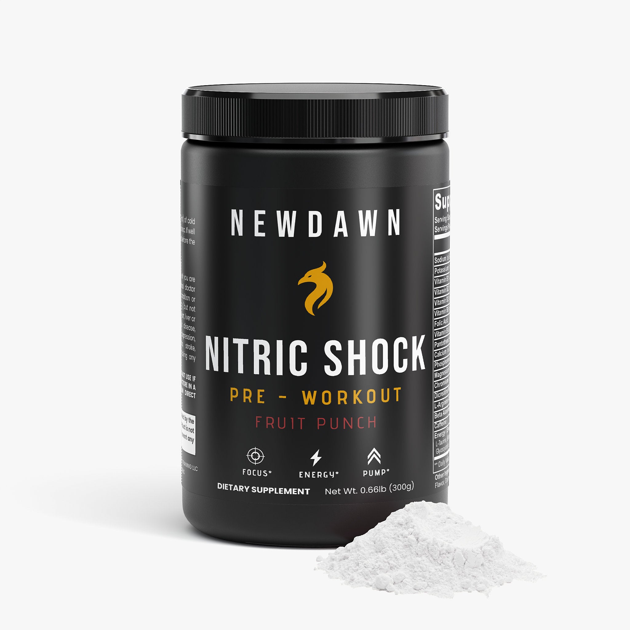 Nitric Shock Pre-Workout Powder (Fruit Punch)