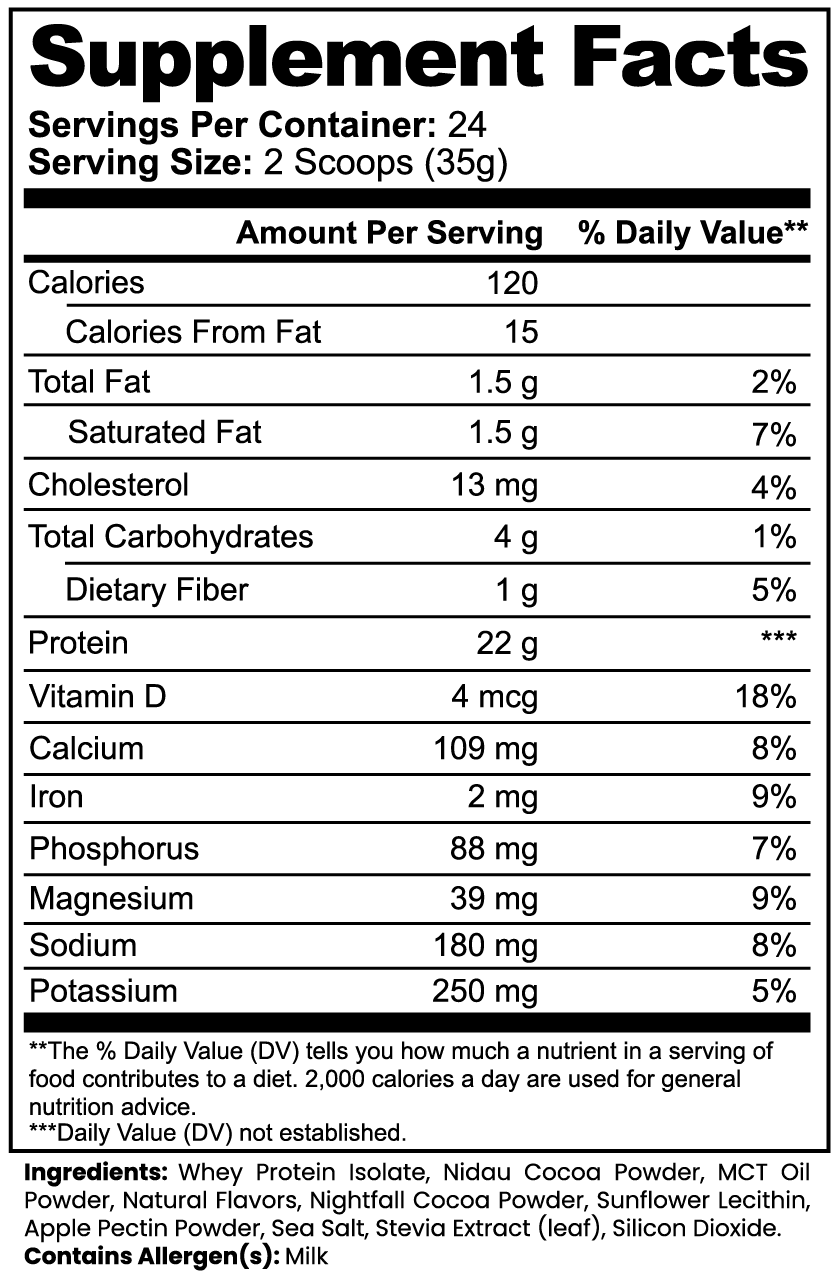Whey Isolate - Chocolate
