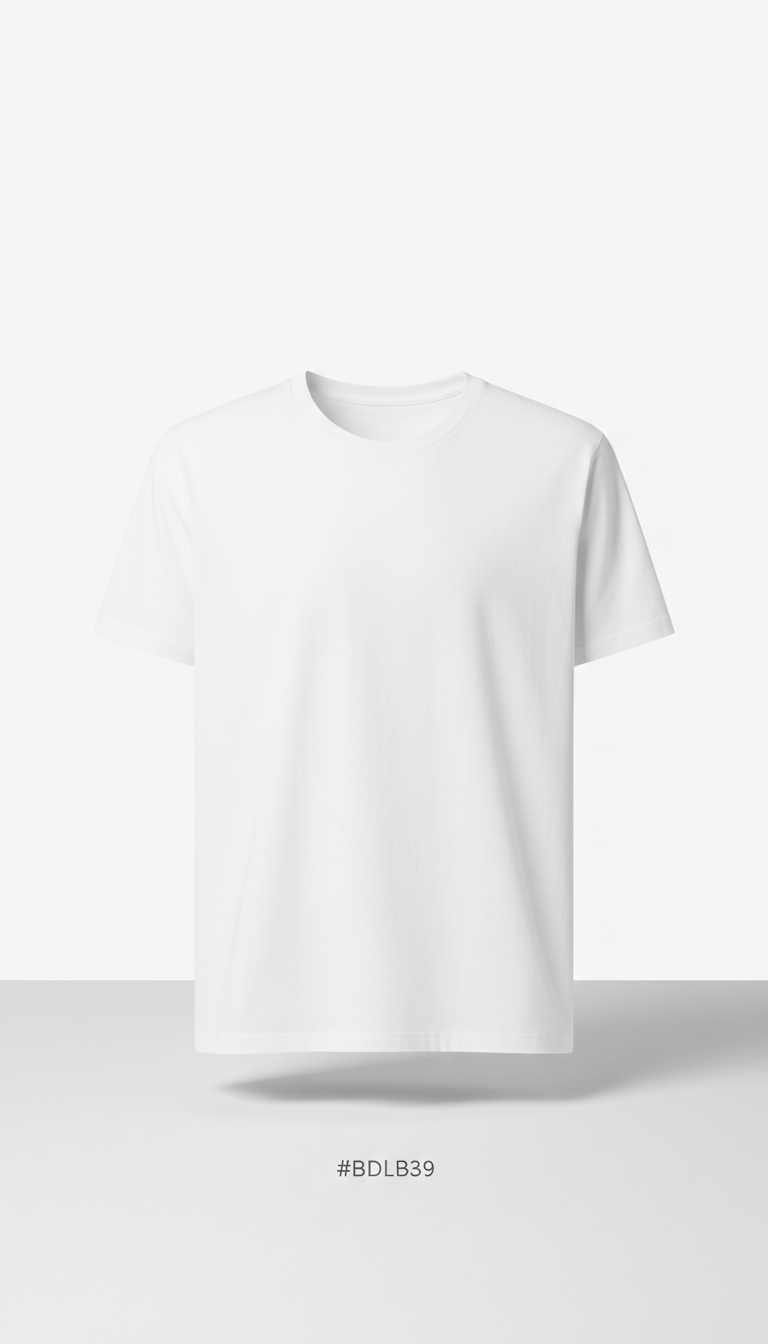 Cotton Crewneck T-Shirt Neutral Finish